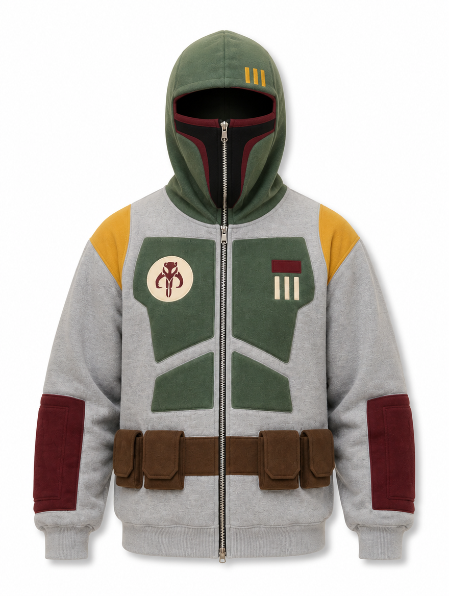 [PRE-ORDER] Galaxy balaclava zip up hoodie