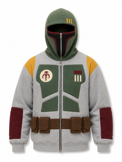 [PRE-ORDER] Galaxy balaclava zip up hoodie