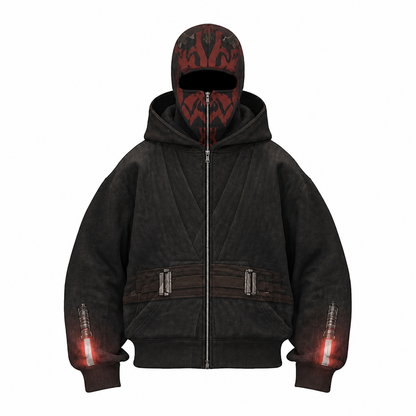 [PRE-ORDER] Galaxy balaclava zip up hoodie