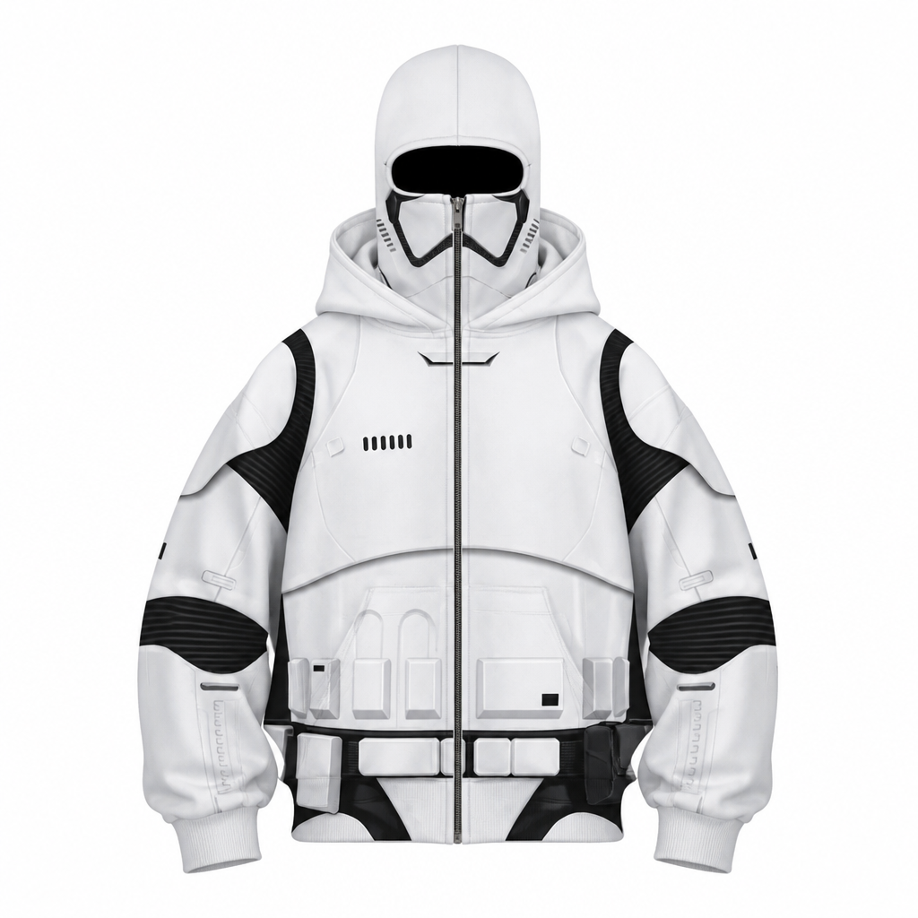 [PRE-ORDER] Galaxy balaclava zip up hoodie